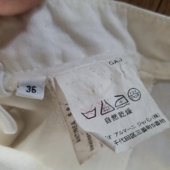 Armani Collezioni white linen skirt - Picture 6 of 6